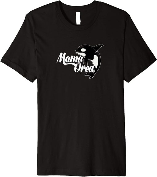 Cute mama Orca design - Fun and cute animal tees. Premium T-Shirt